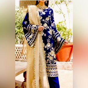 Indian/Pakistani wedding formal party outfit.